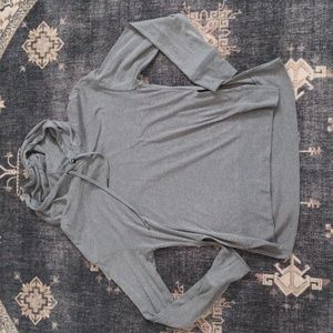 gaiam small oversized grey hoodie